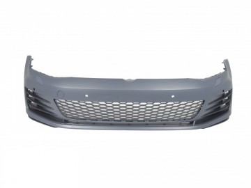 Front Bumper suitable for VW Golf VII 7 5G (2013-2017) with LED Headlights G7.5 GTI Look with Sequential Dynamic Turning Lights