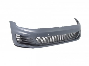 Front Bumper suitable for VW Golf VII 7 5G (2013-2017) with LED Headlights G7.5 GTI Look with Sequential Dynamic Turning Lights