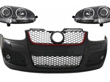 Front Bumper suitable for VW Golf V 5 MK5 (2003-2007) GTI Design with Xenon Look Headlights