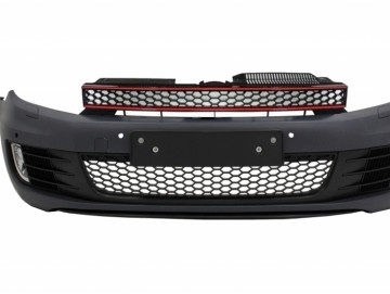 Front Bumper suitable for VW Golf VI Golf 6 (2008-2013) GTI Look with PDC