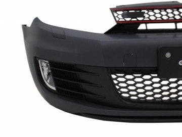 Front Bumper suitable for VW Golf VI 6 (2008-2013) GTI Look without PDC