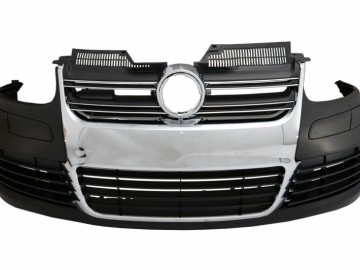 Front Bumper suitable for VW Golf V 5 (2003-2007) Jetta (2005-2010) R32 Look Chrome Grill