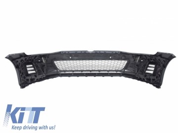 Front Bumper suitable for VW Golf VII 7 5G (2013-2017) with Central Grille Red GTI Design