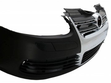 Front Bumper suitable for VW Golf V 5 (2003-2007) Jetta (2005-2010) R32 Look Chrome Grill