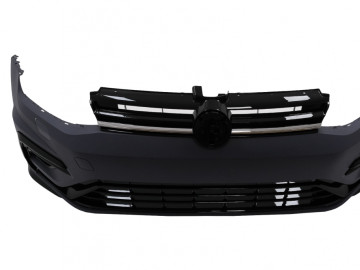 Front Bumper suitable for VW Golf VII 7 (2013-2017) 7.5 Facelift R-Line Design