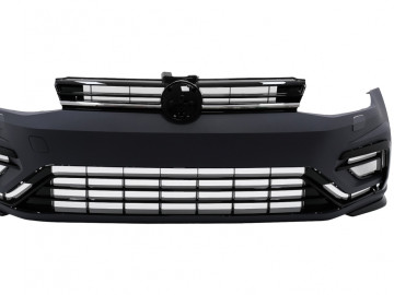 Front Bumper suitable for VW Golf VII 7 (2013-2017) 7.5 Facelift R-Line Design