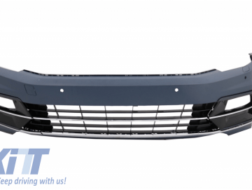 Front Bumper suitable for VW Passat B8 3G (2015-2018) R-Line with Headlights LED Bi-Xenon Matrix with Sequential Dynamic Turning Lights