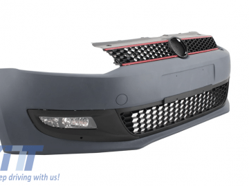 Front Bumper suitable for VW Polo 6R 6C (03.2009-09.2017) R20 Design LED DRL