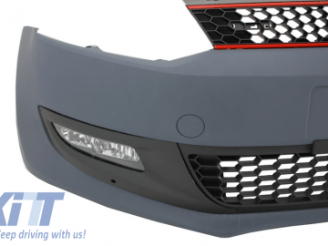 Front Bumper suitable for VW Polo 6R 6C (03.2009-09.2017) R20 Design LED DRL