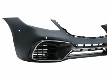 Front Bumper with Central Grille and Headlights Full LED suitable for Mercedes S-Class W222 (2013-06.2017) S63 Design