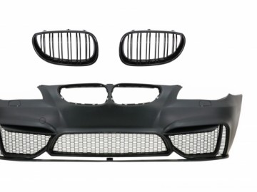 Front Bumper with Central Kidney Grilles suitable for BMW 5 Series E60 Sedan E61 Touring (2003-2010) M4 Design