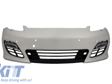 Front Bumper with Exhaust Muffler Tips suitable for PORSCHE 970 Panamera (2010-2013) Turbo/GTS Design