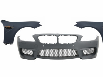 Front Bumper with Fenders suitable for BMW 6 Series F06 Gran Coupe F12 Cabrio F13 Coupe (2011-2017) M6 Design