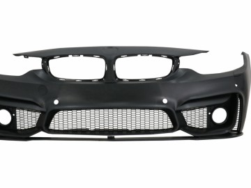 Front Bumper with Fog Light Projectors suitable for BMW 4 Series F32 Coupe F33 Convertible F36 Gran Coupe (2013-2017) M4 Design