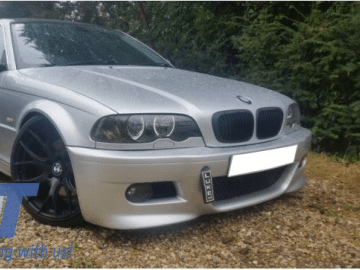 Front Bumper with Fog Lights & Covers suitable for BMW 3 Series E46 98-04 M3 Look