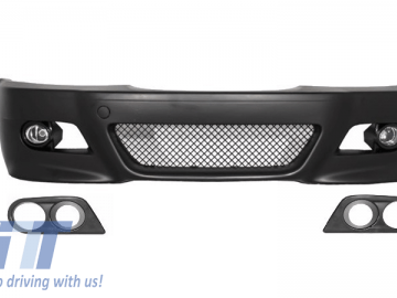 Front Bumper with Fog Lights & Covers suitable for BMW 3 Series E46 98-04 M3 Look