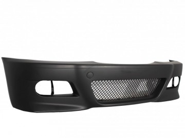 Front Bumper with Fog Lights Smoke suitable for BMW 3 Series Coupe Cabrio Sedan Estate E46 (1998-2004) M3 Design