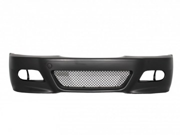 Front Bumper with Fog Lights Yellow suitable for BMW 3 Series Coupe Cabrio Sedan Estate E46 (1998-2004) M3 Design