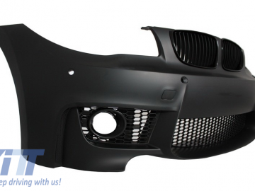 Front Bumper with Fog Lights and Side Skirts suitable for BMW 1 Series E87 (2004-2012) 1M Design