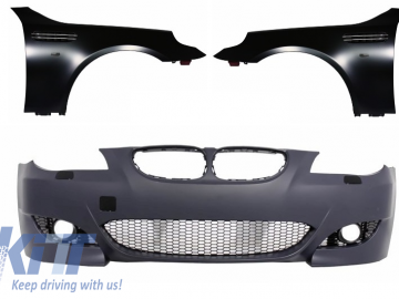 Front Bumper with Front Fenders suitable for BMW 5 Series E60 E61 Sedan Touring (2003-2010) M5 Design