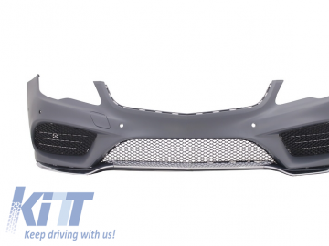 Front Bumper with Front Grille suitable for Mercedes Benz E-Class Coupe Cabriolet A207 C207 Facelift (2013-up) Sport GTR Design