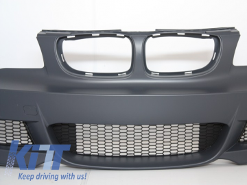 Front Bumper with Kidney Grilles suitable for BMW 1'er E81/E82 E87/E88 (2004-2011) M-tech M-Technik Design