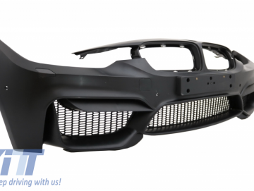 Front Bumper with Kidney Grilles Double Stripe suitable for BMW 3 Series F30 F31 Pre-LCI & LCI (2011-2018) M4 Design