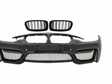 Front Bumper with Kidney Grilles Double Stripe suitable for BMW 3 Series F30 F31 Pre-LCI & LCI (2011-2018) M4 Design