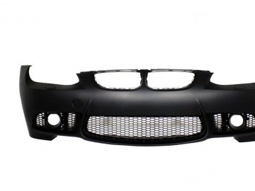 Front Bumper with Kidney Grilles Double Stripe suitable for BMW 3 Series E92 E93 (2006-2009) Without PDC and Projectors