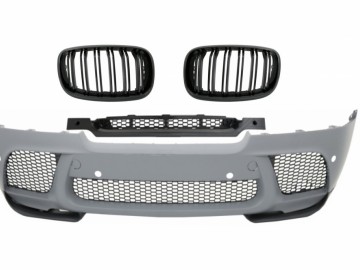 Front Bumper with Kidney Grilles suitable for BMW X6 E71 (2008-2014) M Performance Design