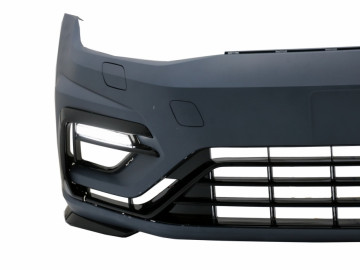 Front Bumper with LED DRL suitable for VW Golf 7.5 (2017-2020) R Design