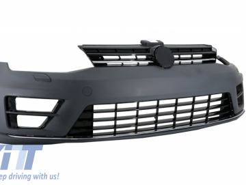 Front Bumper with LED Headlights Bi-Xenon Sequential Dynamic Turning Lights suitable for VW Golf VII 7 (2013-2017) Facelift G7.5 R-Line Look