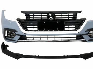 Front Bumper with Side Skirts Extensions and Trunk Spoiler suitable for VW Arteon (2017-2020) R-Line Look