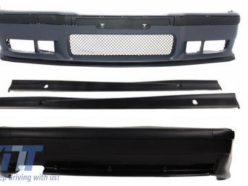 Front Bumper with Side Skirts suitable for BMW 3 Series E36 1992-1998 M3 Design