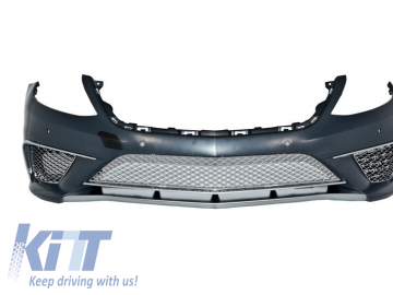 Front Bumper with Side Skirts suitable for MERCEDES S-Class W222 (2013-06.2017) S65 Design