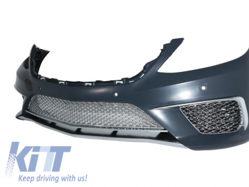 Front Bumper with Side Skirts suitable for MERCEDES S-Class W222 (2013-06.2017) S65 Design