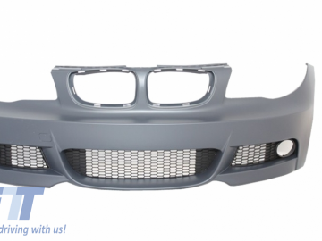 Front Bumper with Side Skirts suitable for BMW 1 Series E87 (2009-2012) M-tech M-Technik Design