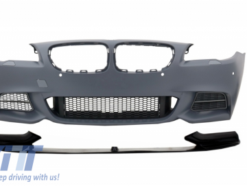 Front Bumper with Spoiler Lip suitable for BMW 5 Series F10 F11 (2010-2017) M-Performance Sport M550 Design