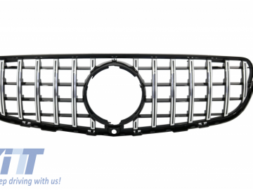 Front Central Grille suitable for MERCEDES GLC X253 C253 (2015-2018) GT R Panamericana Look