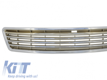 Front Grill suitable for AUDI A6 4B (1997-2003) Silver