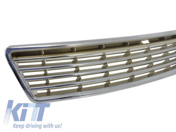 Front Grill suitable for AUDI A6 4B (1997-2003) Silver