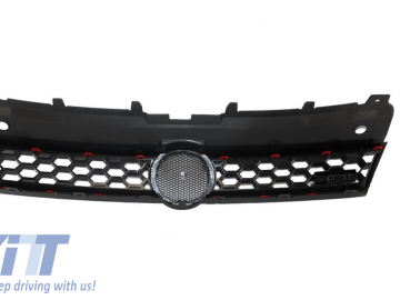 Front Grille Central Sport Grille suitable for VW Polo 6R 2009-2014 GTI Design