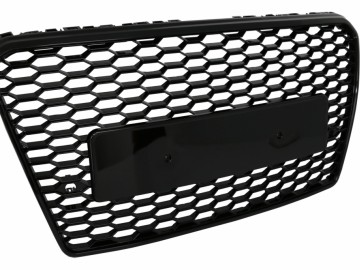 Front Grille suitable for AUDI A7 4G Pre-Facelift (2010-2014) RS7 Design Piano Black