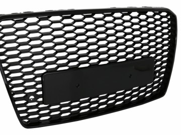 Front Grille suitable for AUDI A8 D4 Facelift (2014-2017) RS8 Design Piano Black