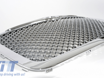 Front Grille suitable for CHRYSLER 300 C - Bentley Look Silver Edition