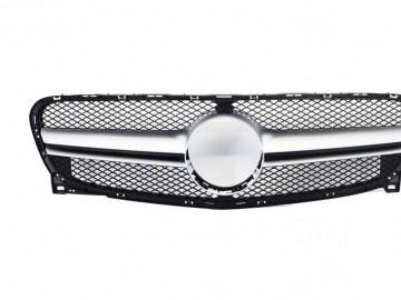 Front Grille suitable for MERCEDES Benz GLA-Class X156 (2014-2016) GLA45 A-Design Silver