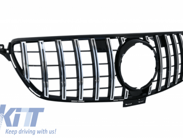 Front Grille suitable for MERCEDES Benz GLE Coupe C292 (2015-2018) GLE W166 SUV (2015-2018) GT-R Panamericana Design Chrome