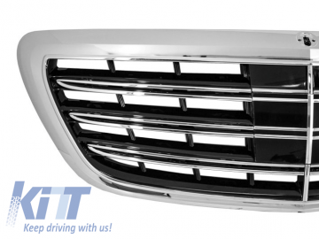 Front Grille suitable for MERCEDES S-Class W222 (2014-) S63 S65 Design