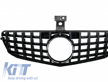 Front Grille suitable for MERCEDES Benz C-Class C63 A-Design W204 S204 Limousine Station Wagon (2007-2014) GT-R Panamericana Design Black