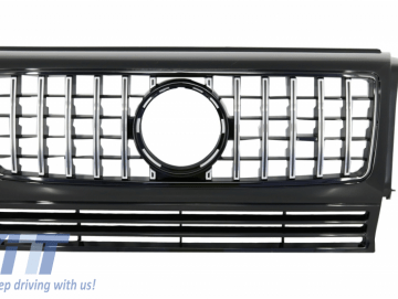 Front Grille suitable for MERCEDES W463 G-Class (1990-2014) New G63 GT-R Panamericana Design